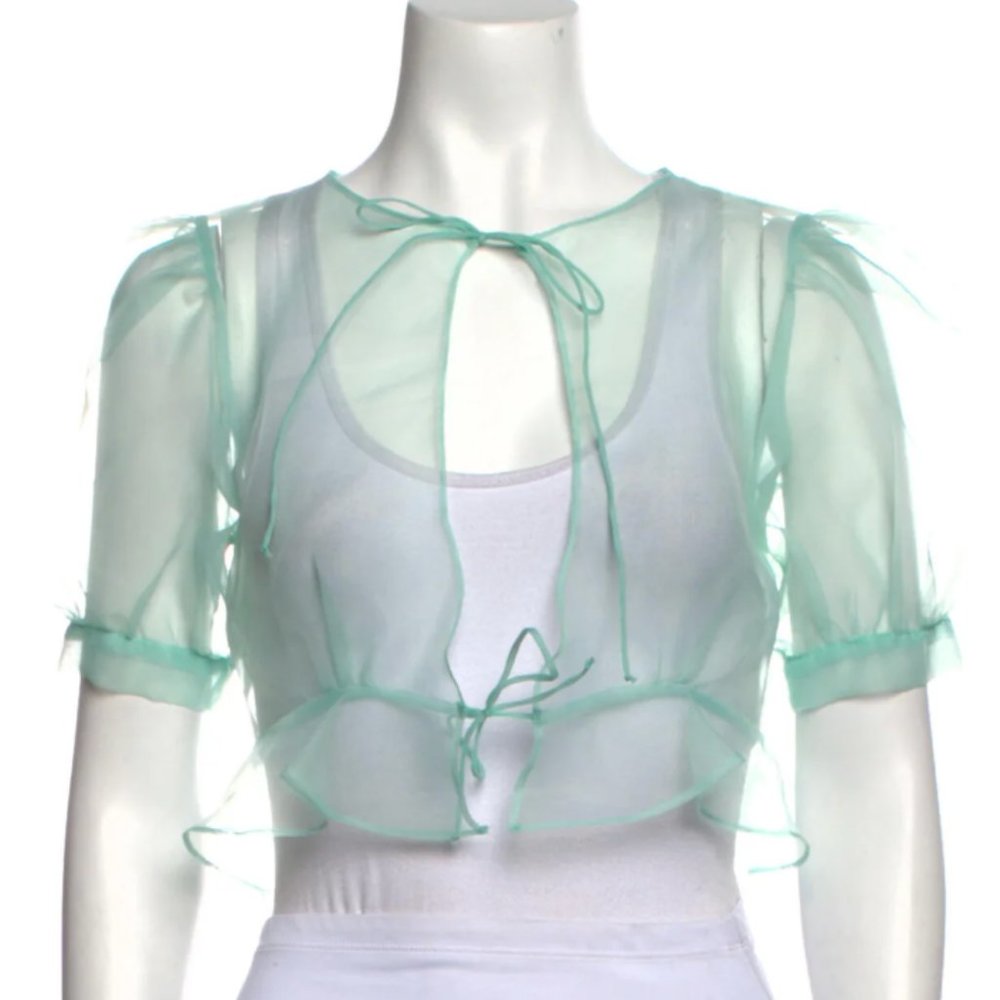 For Love & Lemons sheer top
